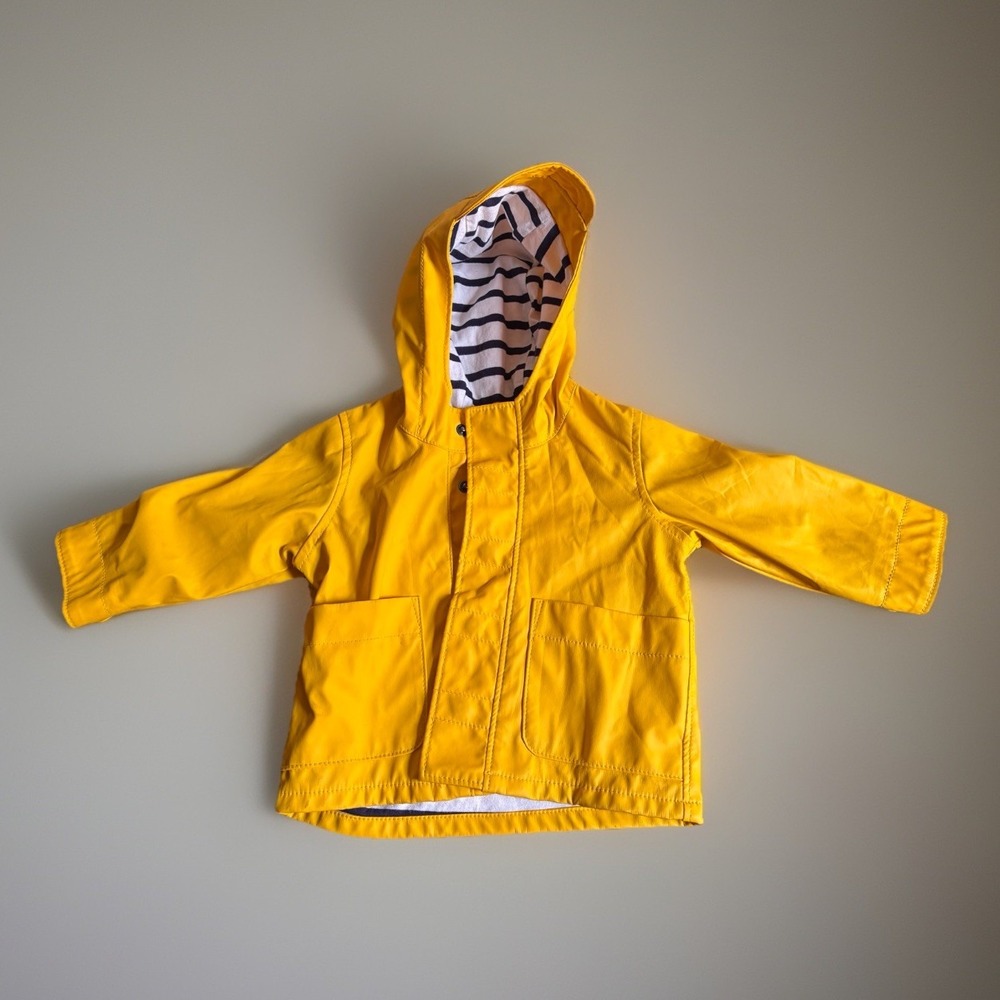 GAP Baby Infant Yellow Rain Jacket
